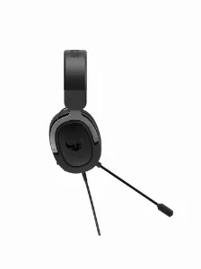 Audífonos Asus Tuf Gaming H3 Diadema Para Juego, Micrófono Boom, Conectividad Alámbrico, Conector De 3.5 Mm Si, Color Negro, Gris